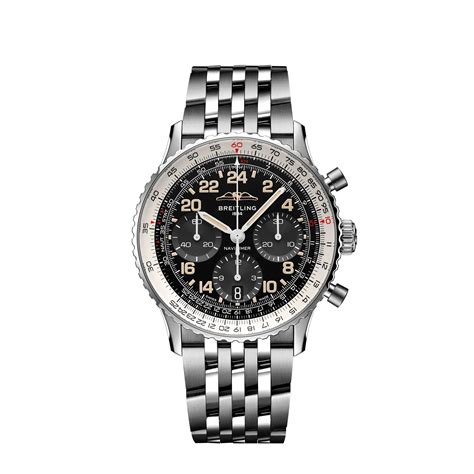 breitling cosmonaute bracelet acier|Navitimer B02 Chronograph 41 Cosmonaute .